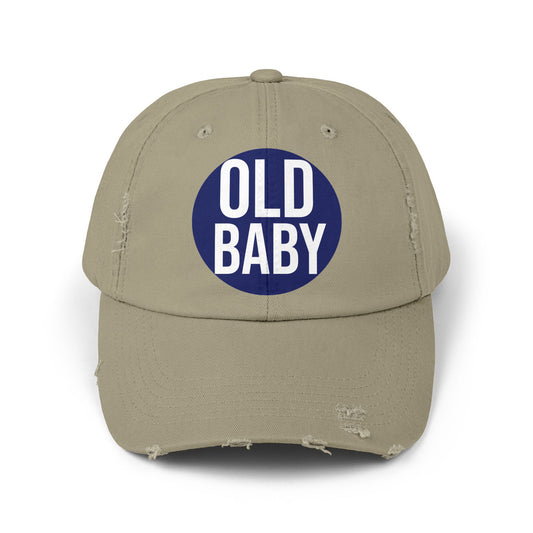 OLD BABY Distressed Cap – Retro Style Adjustable Hat