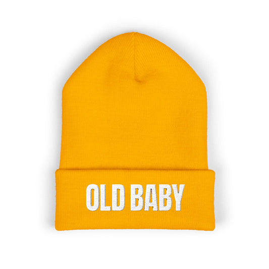 OLD BABY™ Embroidered Beanie - Unisex Streetwear Hat