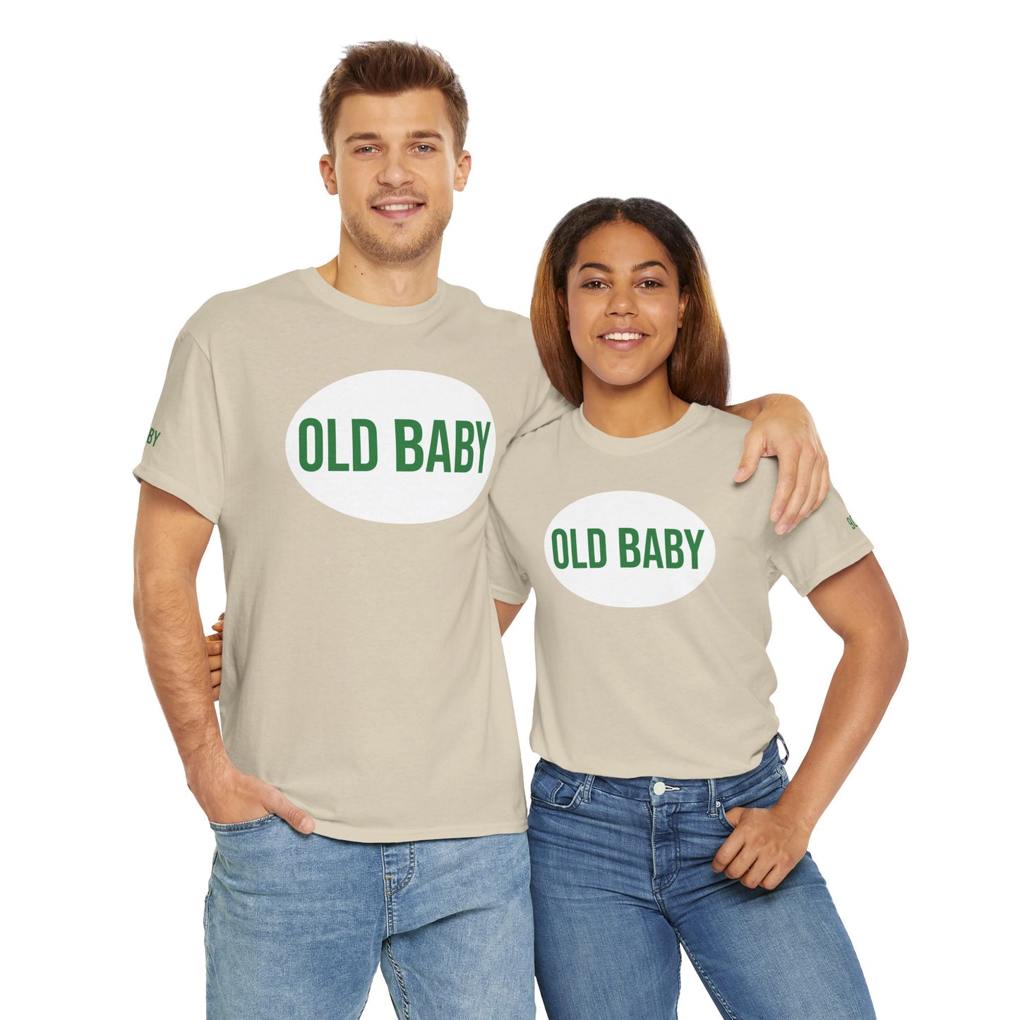 Old Baby Retro Graphic Tee – Classic Unisex Style