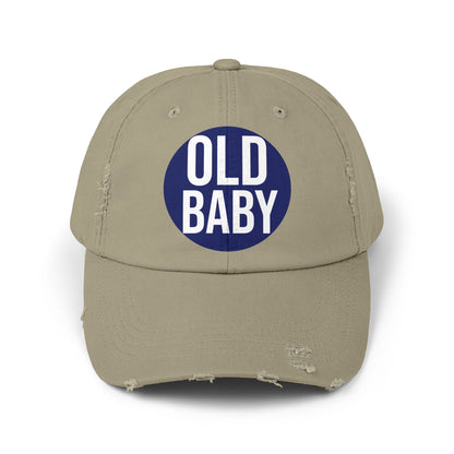 OLD BABY Distressed Cap – Retro Style Adjustable Hat