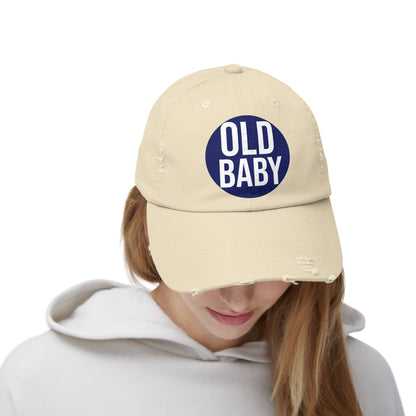 OLD BABY Distressed Cap – Retro Style Adjustable Hat