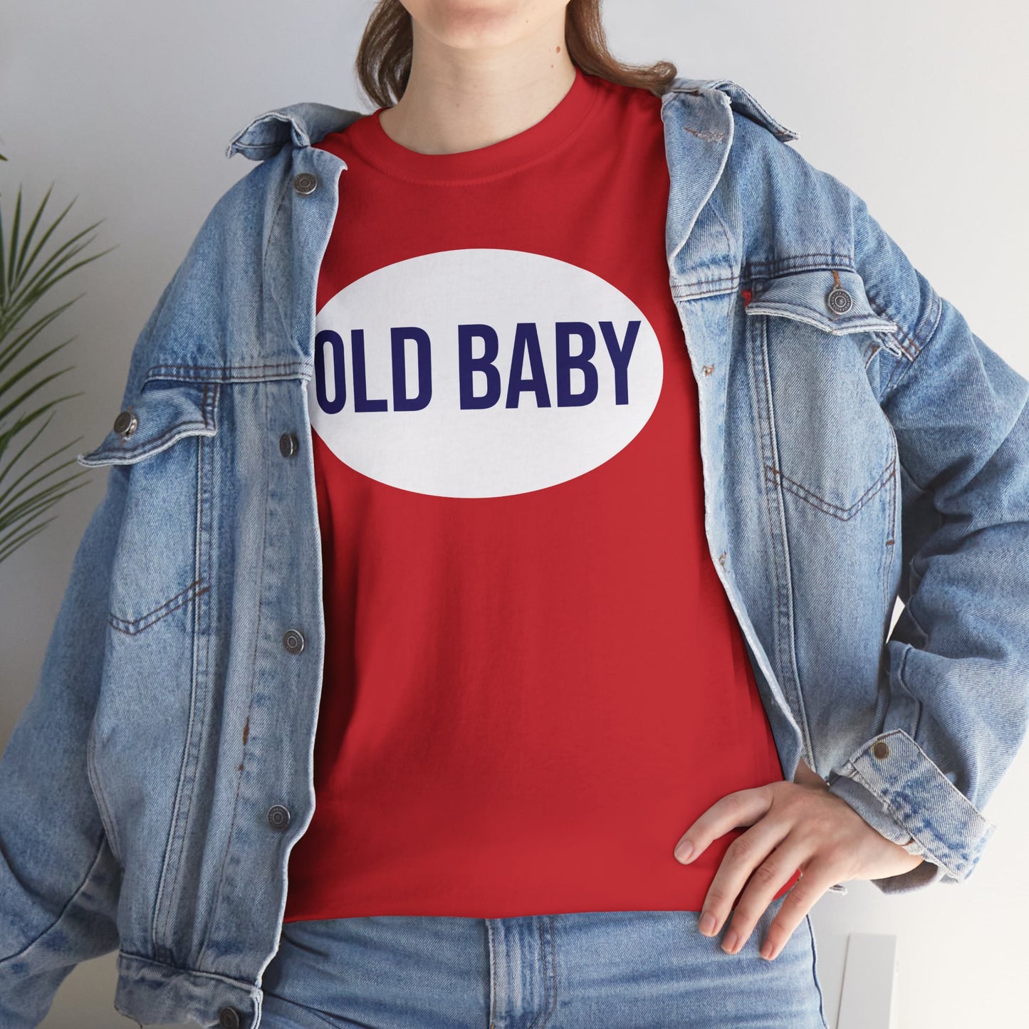 Old Baby Retro Graphic Tee – Classic Unisex Style