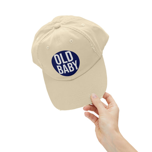 OLD BABY Distressed Cap – Retro Style Adjustable Hat