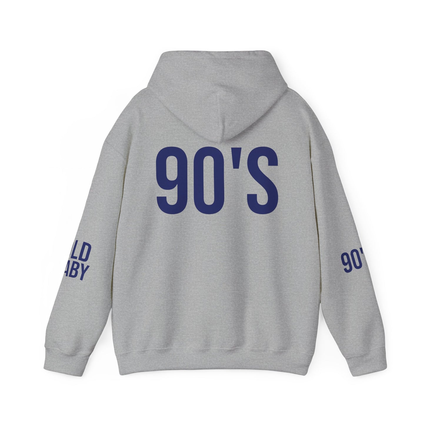 Old Baby 90s Hoodie – Unisex Heavy Blend Retro Sweatshirt