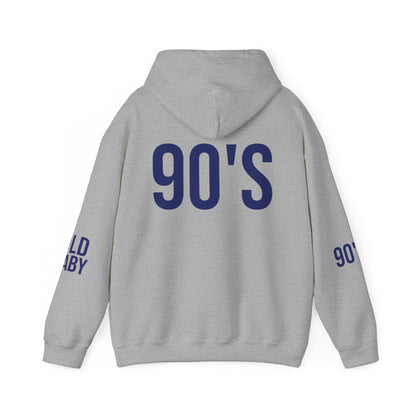 Old Baby 90s Hoodie – Unisex Heavy Blend Retro Sweatshirt