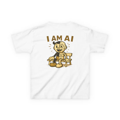 I AM AI Retro Kids Robot T-Shirt – Vintage Meets Future