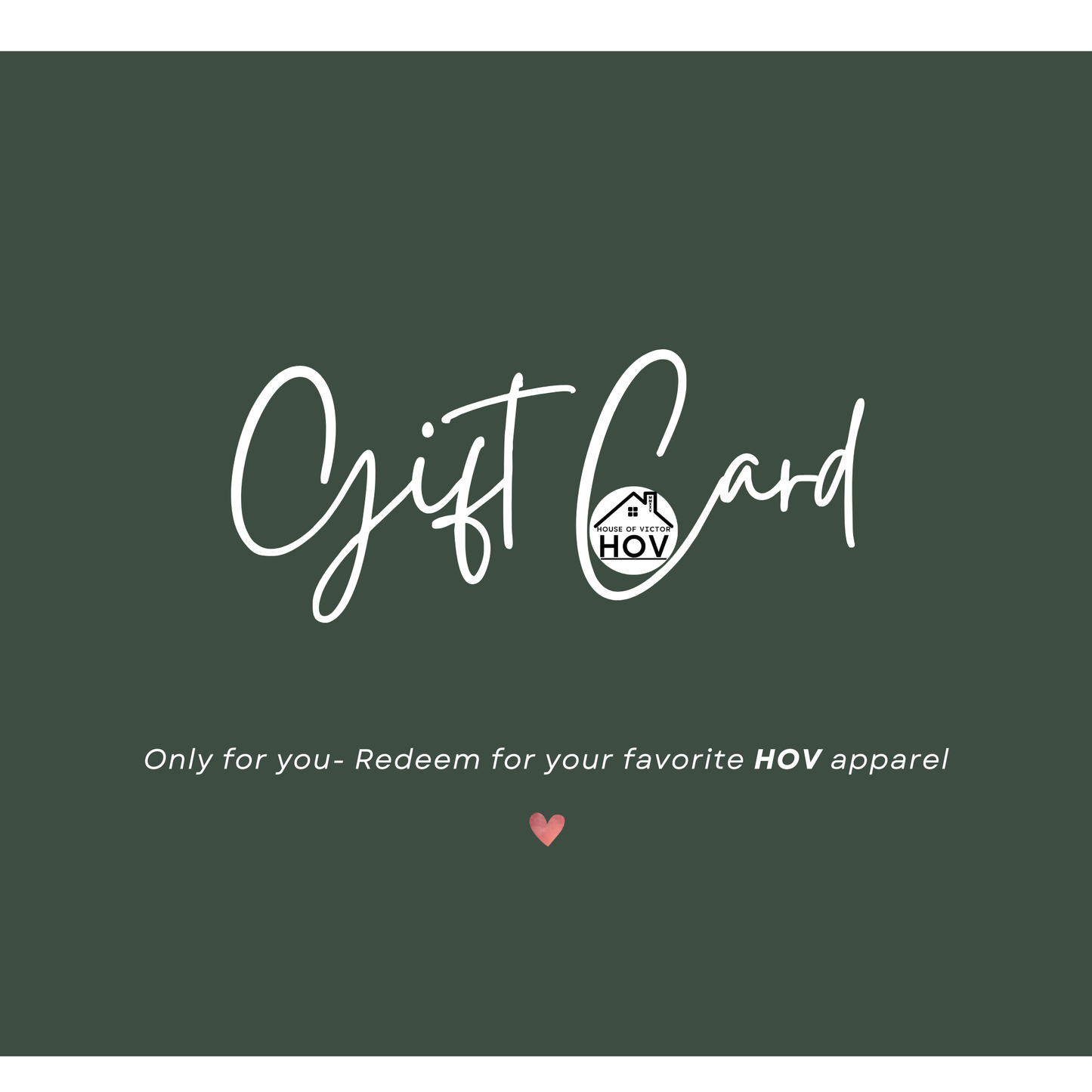 House of Victor Gift Card – The Perfect Fit for Every Style