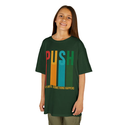 Kids PUSH Graphic Tee – Pray Until Something Happens Shirt