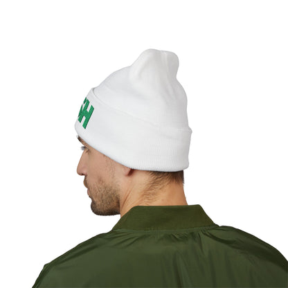 PUSH Embroidered Beanie – Classic Cuffed Winter Hat