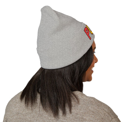 PUSH Embroidered Beanie – Classic Cuffed Winter Hat