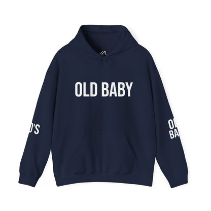 Old Baby 90s Hoodie – Unisex Heavy Blend Retro Sweatshirt