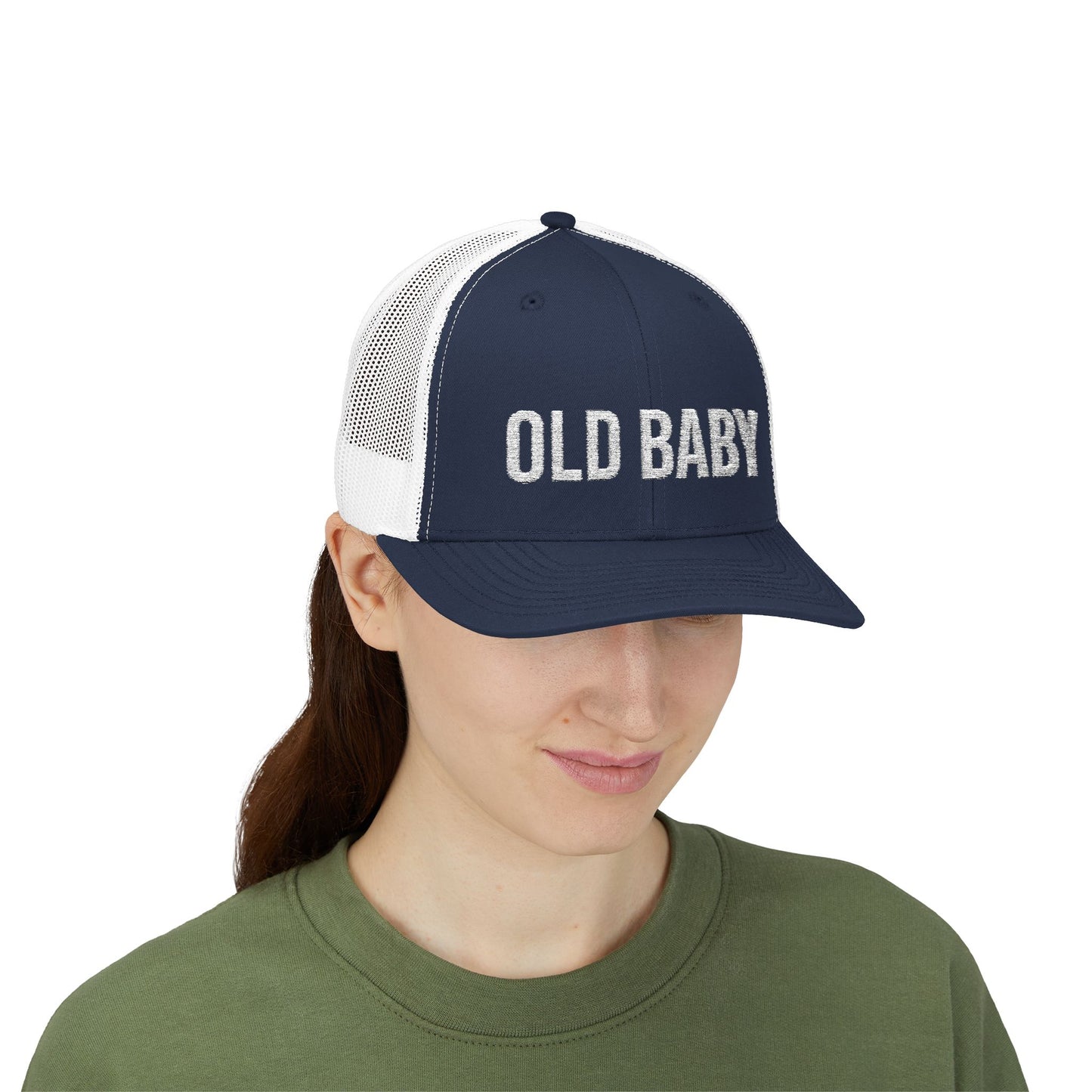 Old Baby Snapback Trucker Cap – Adjustable & Stylish Hat
