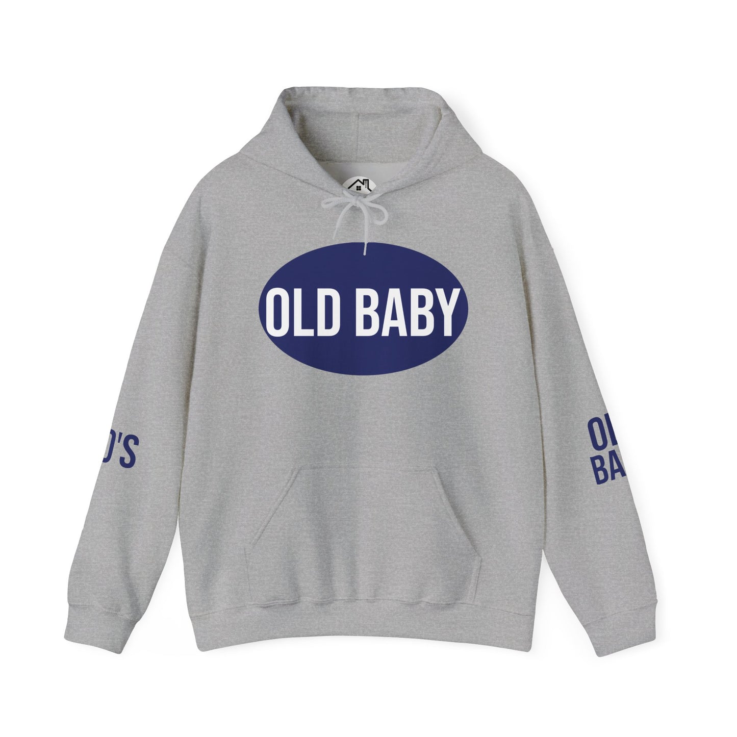 Old Baby 90s Hoodie – Unisex Heavy Blend Retro Sweatshirt