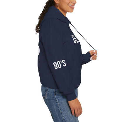 Old Baby 90s Hoodie – Unisex Heavy Blend Retro Sweatshirt