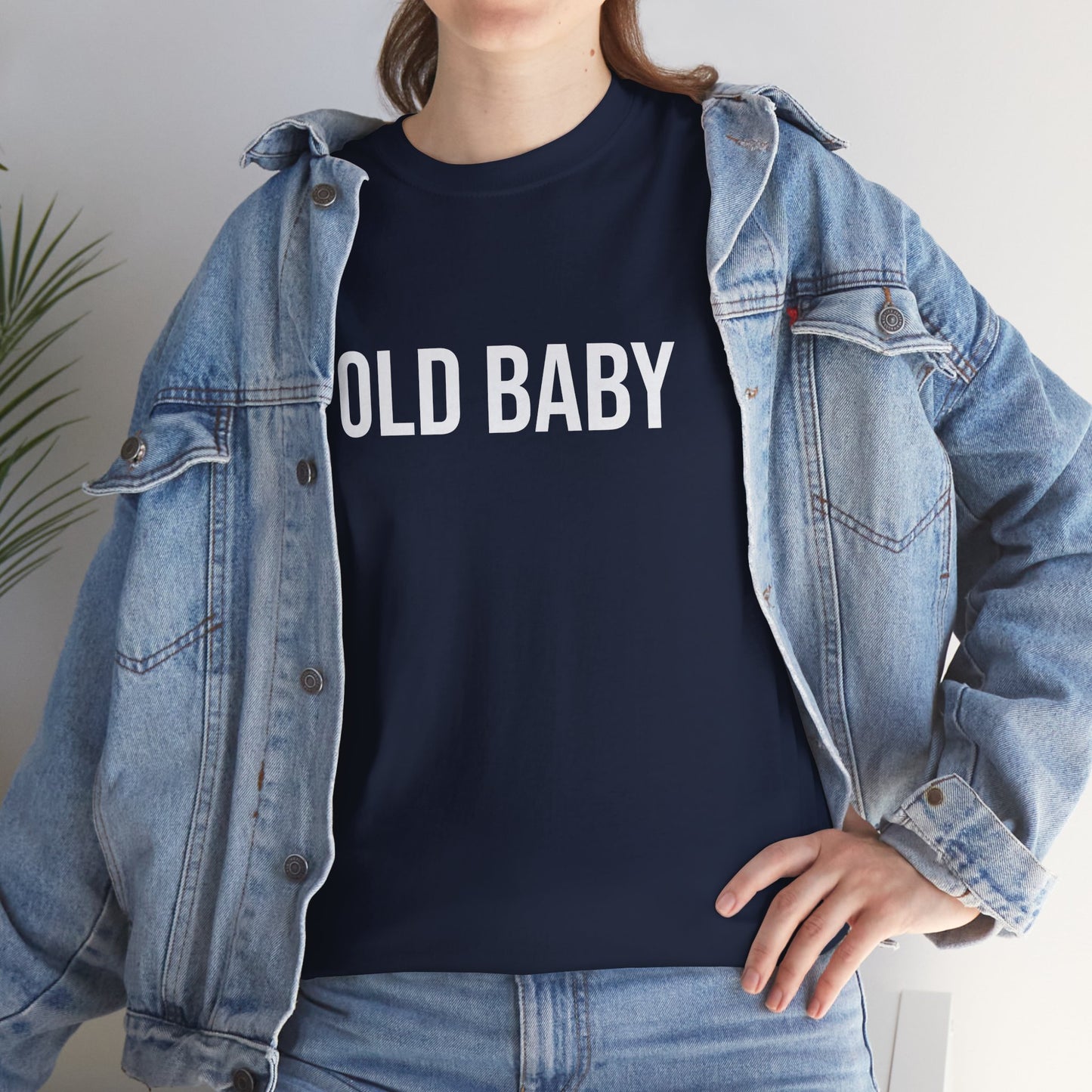 Old Baby Retro Graphic Tee – Classic Unisex Style