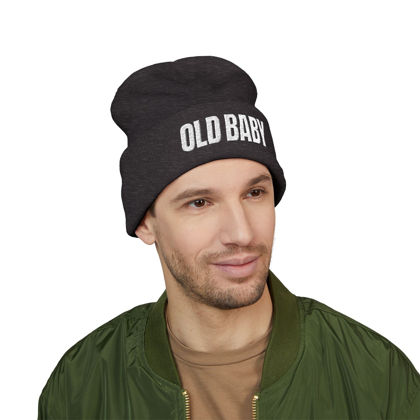 OLD BABY™ Embroidered Beanie - Unisex Streetwear Hat