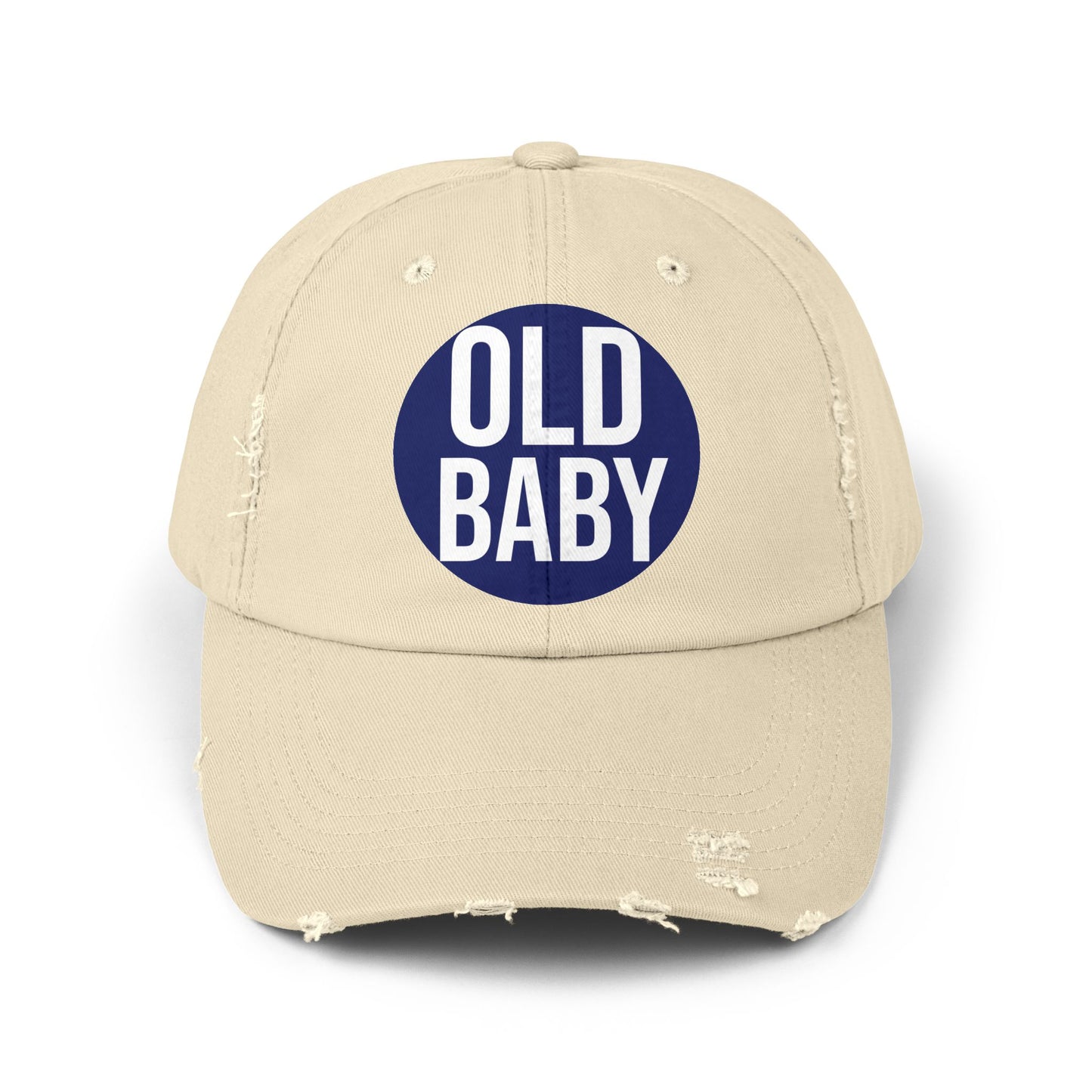 OLD BABY Distressed Cap – Retro Style Adjustable Hat